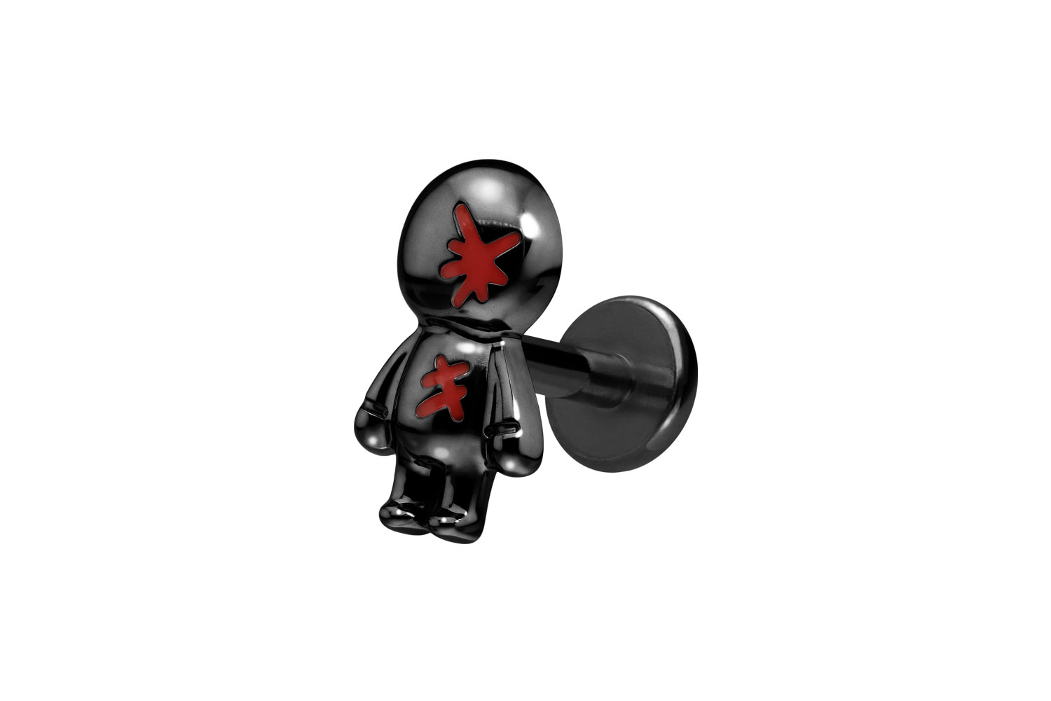 Titan Labret Piercing mit Innengewinde PUPPE